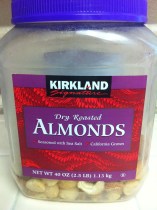 Kirkland Dry Roasted Almonds