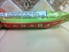 Larabar - Ginger Snap Ingredients