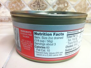 Trader Joe's Alaskan Pink Salmon Ingredients
